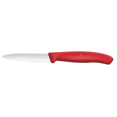 Victorinox Swiss Classic Paring Knife Wavy Red 8cm