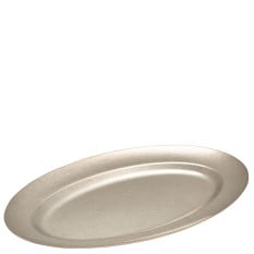 GenWare Vintage Steel Oval Platter 48cm (Pack of 6)