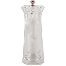 Salt/Pepper Mill Acrylic 6" Ceramic Grinder