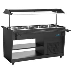 Polar G-Series Refrigerated Buffet Bar in Black
