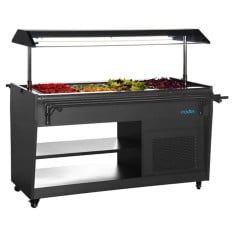Polar G-Series Refrigerated Buffet Bar in Black