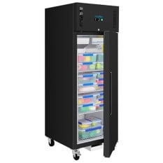 Polar G-Series Upright Fridge Black 537 Litre