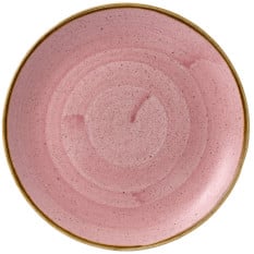 Churchill Stonecast Petal Pink Evolve Coupe Plate 10.25 Ich (Pack of 12)