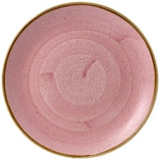 Churchill Stonecast Petal Pink Evolve Coupe Plate 27.5cm/10.8" (Pack of 12)