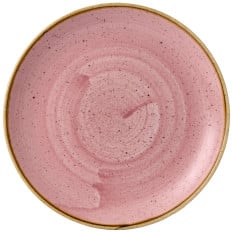 Churchill Stonecast Petal Pink Evolve Coupe Plate 8.67 Ich (Pack of 12)