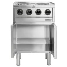 Buffalo 600 Series Freestanding 4 Plate Electric Hobs 7kW 3 Phase