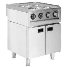 Buffalo 600 Series Freestanding 4 Plate Electric Hobs 7kW 3 Phase