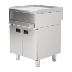 Buffalo 600 Series Neutral Prep Counter with Cupboard 600mm