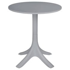 Bolero Lorenzo Round Café Table Medium Grey 600mm