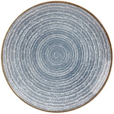 Churchill Studio Prints Homespun Slate Blue Coupe Plate 28.8cm/11.31" (Pack of 12)