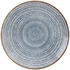 Churchill Studio Prints Homespun Slate Blue Coupe Plate 21.7cm/8.5" (Pack of 12)