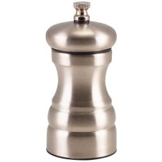 GenWare Stainless Steel Salt/Pepper Grinder 10cm (Pack of 4)