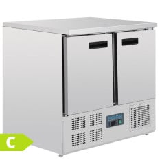 Polar G-Series Double Door Counter Fridge 240Ltr