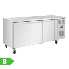 Polar U-Series Triple Door Slimline Counter Fridge 231 Litre