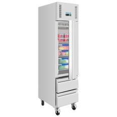 Polar G-Series Single Door & 2 Drawer Slim GN Fridge 292 Litre