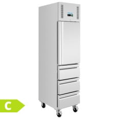 Polar G-Series Single Door & 3 Drawer Slim GN Fridge 292 Litre