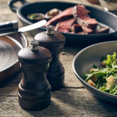 GenWare Dark Wood Salt Or Pepper Grinder 10cm (Pack of 6)
