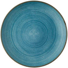 Churchill Stonecast Raw Blue Evolve Coupe Plate 26cm/10.25" (Pack of 12)