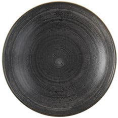 Churchill Stonecast Raw Black Evolve Coupe Bowl 24.8cm/9.75" 1.1L/40oz (Pack of 12)