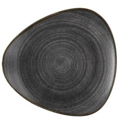 Churchill Stonecast Raw Black Lotus Plate 26.5cm/10" (Pack of 12)