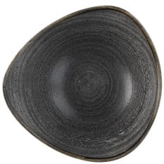 Churchill Stonecast Raw Black Lotus Bowl 18.5cm/7" 370ml/13oz (Pack of 12)