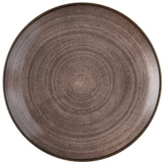 Churchill Stonecast Raw Brown Evolve Coupe Plate 26cm/10.25" (Pack of 12)