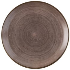 Churchill Stonecast Raw Brown Evolve Coupe Plate 28.8cm/11.25" (Pack of 12)