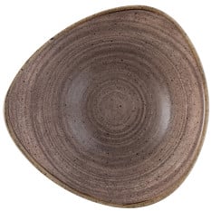 Churchill Stonecast Raw Brown Lotus Plate 22.9cm/9" (Pack of 12)