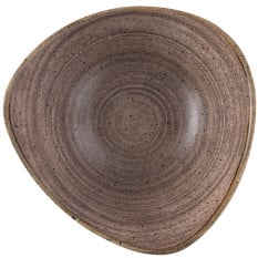 Churchill Stonecast Raw Brown Lotus Bowl 18.5cm/7" 370ml/13oz (Pack of 12)