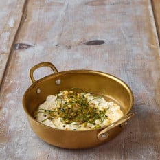 GenWare Gold Vintage Steel Round Dish 13.5 x 3.75cm (Pack of 6)
