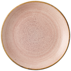 Churchill Stonecast Raw Terracotta Coupe Plate 16.5cm/6.5" - Overhead