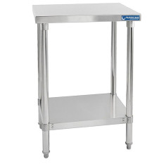 Stainless Steel Centre Table Food Prep Work Bench 600 x 600mm
