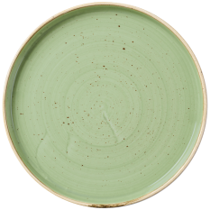 Churchill Stonecast Sage Green Walled Plate 21cm/8.25" (Pack of 6)