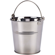 Stainless Steel Serving Bucket 10cm (Pack of 12)