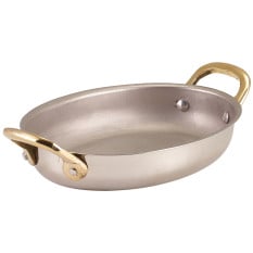 GenWare Stainless Steel Oval Dish 16.5 x 12.5cm (Pack of 6)