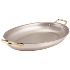 GenWare Stainless Steel Oval Dish 34 x 23cm (Pack of 3)