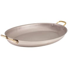 GenWare Stainless Steel Oval Dish 37.5 x 26cm (Pack of 3)
