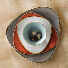 Churchill Stonecast Spiced Orange Lotus Plate 22.9cm/9" (Pack of 12)