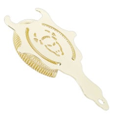 Hawthorne Bull Gold Cocktail Strainer
