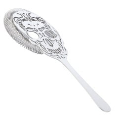 Hawthorne Skull Stainless Steel Cocktail Strainer