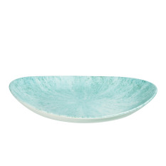 Studio Prints Stone Aquamarine Oval Coupe 27x22.9cm