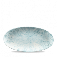 Churchill Studio Prints Stone Aquamarine Oval Plate 11.8x5.75"