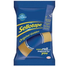Sellotape Original Golden Tape Roll (Pack of 8)