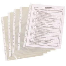 Punched Pockets A4 (Pack of 100)