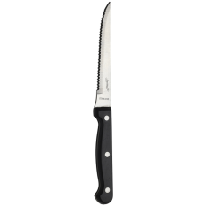 Genware Steak Knife Black Polypropylene Handle (Pack of 12)