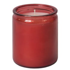Glass Jar Candles Red 50 Hour (Pack of 8)