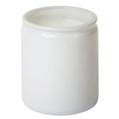 Glass Jar Candles White 50 Hour (Pack of 8)