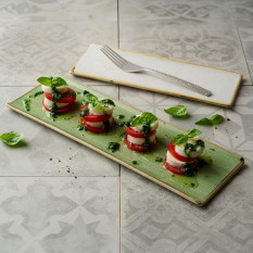 Churchill Stonecast Barley White Oblong Plate 32.3 x 10.5cm/12.72 x 4.13" (Pack of 6)