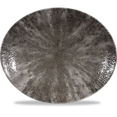 Studio Prints Stone Quartz Oval Plate 27 x 22.9cm