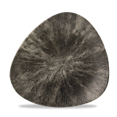 Studio Prints Stone Quartz Black Lotus Plate 9 Inch (Pack of 12)